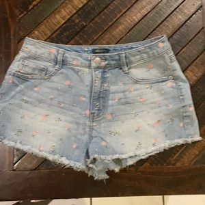 Wild Fable Floral Denim Shorts